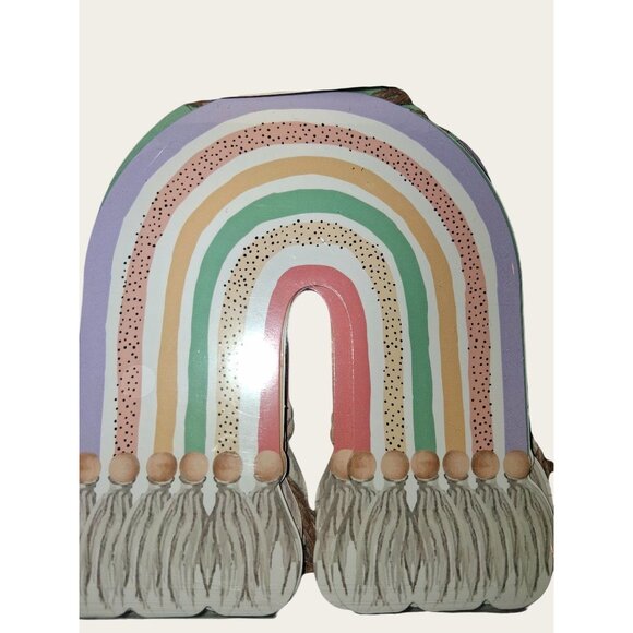 Lot of 2•Rainbow Banner 2ineach 76" Long Bohemian Style Pastel Colors Hanging De - Picture 3 of 5